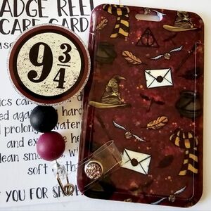 Harry Potter Inspired Badge Reel & ID Holder